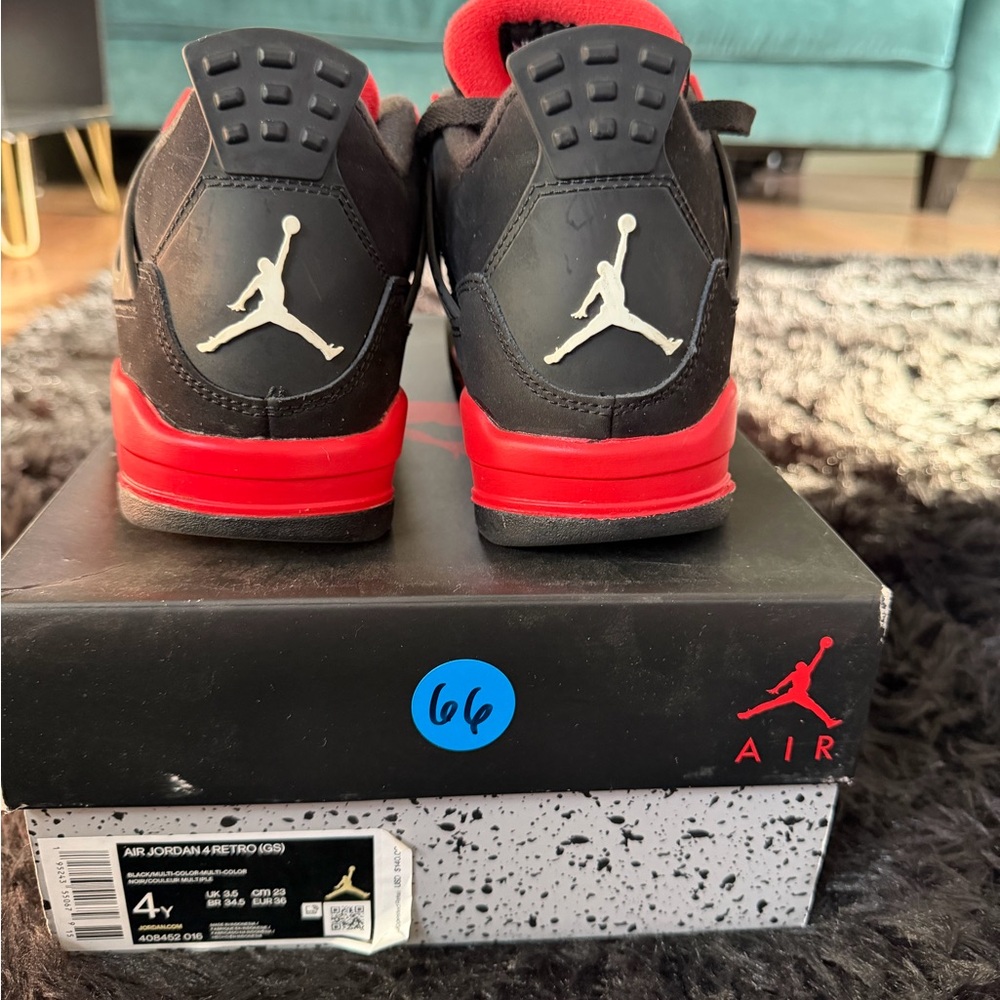 Jordan Kids Sneakers Black and Red